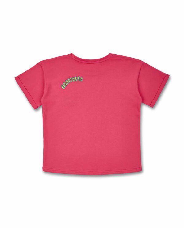 SUSLET-Produktbilder-_0039_Manitober_Kinder_T-Shirt_Animals-Relaxed_Bio-Baumwolle_pink_hinten