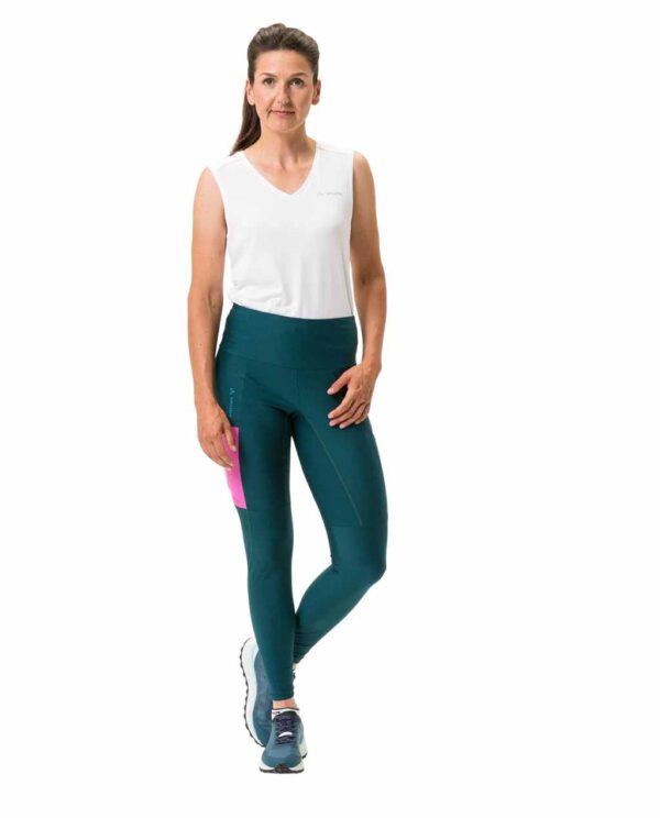 Damen Leggings - "Elope" VAUDE - Mallard Green – Bild 3